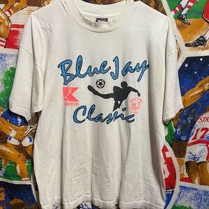 Vintage Screen Stars Elizabethtown College Mens Soccer Tournament Teeshirt